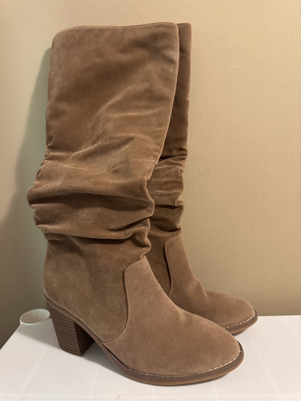 Universal Thread Taupe Laniee Boots